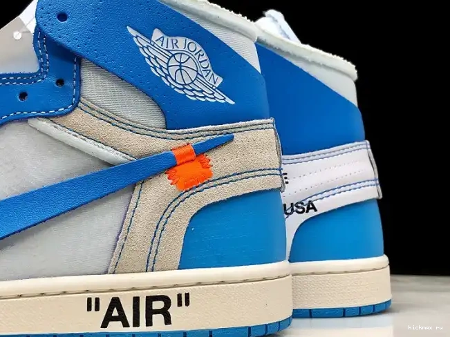 Cheap UNC Jordan Powder AQ0818-148 Off-White Blue 1 Air 0407